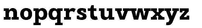 Furonto Extra Bold Font LOWERCASE