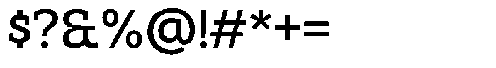 Furonto Medium Font OTHER CHARS