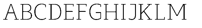 Furonto Thin Font UPPERCASE
