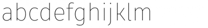 Fuse Thin Font LOWERCASE