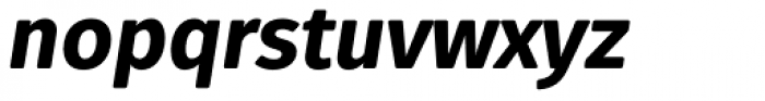 Fuse V.2 Display Extra Bold Italic Font LOWERCASE