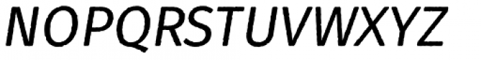 Fuse V.2 Printed Alt Normal Italic Font UPPERCASE