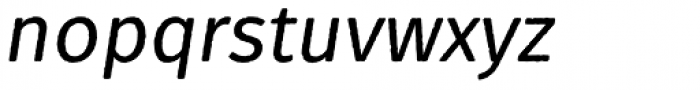 Fuse V.2 Printed Alt Normal Italic Font LOWERCASE