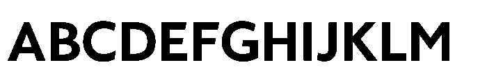 Fusiform Black Font UPPERCASE