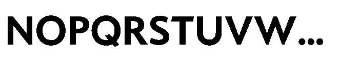 Fusiform Black Font UPPERCASE