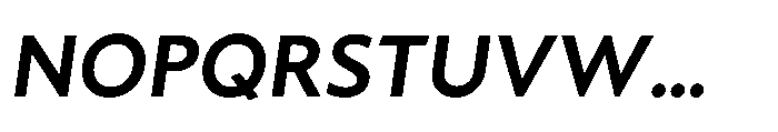 Fusiform Extra Bold Italic Font UPPERCASE