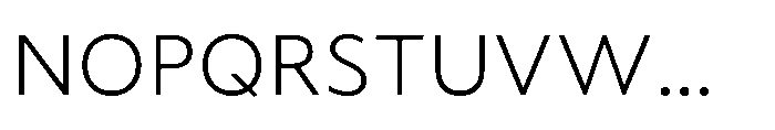 Fusiform Light Font UPPERCASE