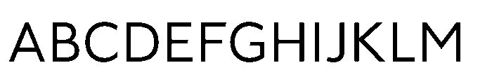 Fusiform Regular Font UPPERCASE