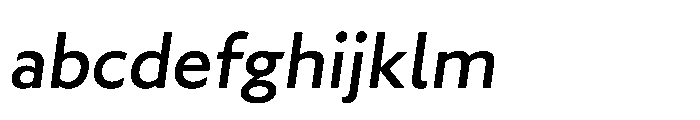 Fusiform Semi Bold Italic FONT