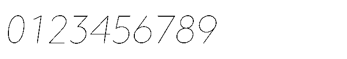 Fusiform Thin Italic Font OTHER CHARS