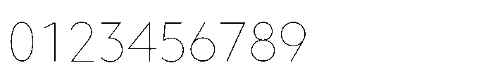 Fusiform Thin Font OTHER CHARS