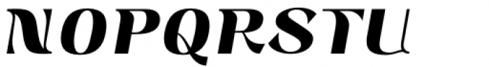 Fusil Bold Slanted Font UPPERCASE