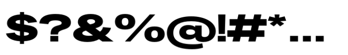 Fusion Collection Grotesk Expanded Black Font OTHER CHARS