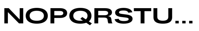 Fusion Collection Grotesk Expanded Bold Font UPPERCASE