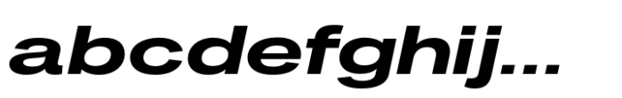 Fusion Collection Grotesk Expanded Extrabold Italic FONT