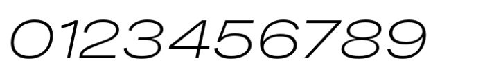 Fusion Collection Grotesk Expanded Light Italic Font OTHER CHARS