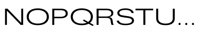 Fusion Collection Grotesk Expanded Regular Font UPPERCASE