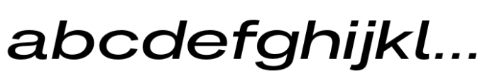 Fusion Collection Grotesk Expanded Semibold Italic FONT