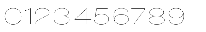 Fusion Collection Grotesk Expanded Thin Font OTHER CHARS