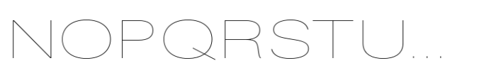 Fusion Collection Grotesk Expanded Thin Font UPPERCASE