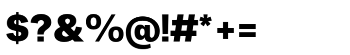 Fusion Collection Grotesk Extrabold Font OTHER CHARS