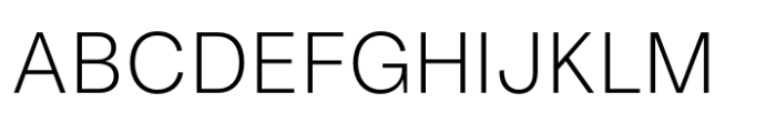 Fusion Collection Grotesk Light Font UPPERCASE