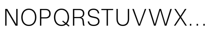 Fusion Collection Grotesk Light Font UPPERCASE