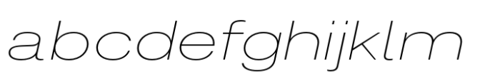 Fusion Collection Neue Expanded Extralight Italic FONT