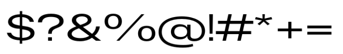 Fusion Collection Neue Expanded Medium Font OTHER CHARS