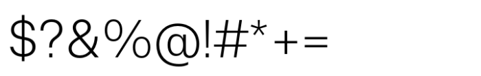Fusion Collection Neue Light Font OTHER CHARS