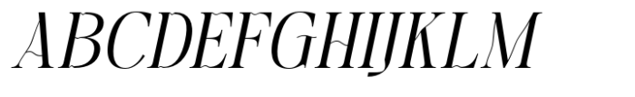 Fusskia Extra Light Italic Font UPPERCASE