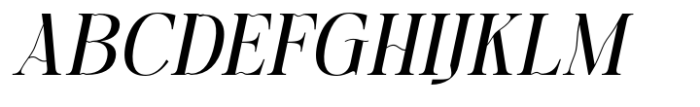 Fusskia Light Italic Font UPPERCASE
