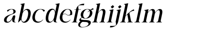 Fusskia Light Italic Font LOWERCASE