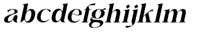 Fusskia Medium Italic Font LOWERCASE