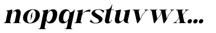 Fusskia Semi Bold Italic Font LOWERCASE