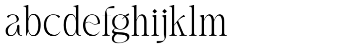 Fusskia Thin Font LOWERCASE