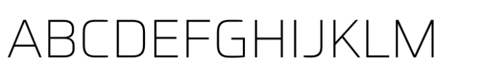 Futo Sans Extra Light Font UPPERCASE