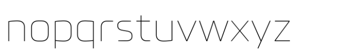 Futo Sans Thin Font LOWERCASE