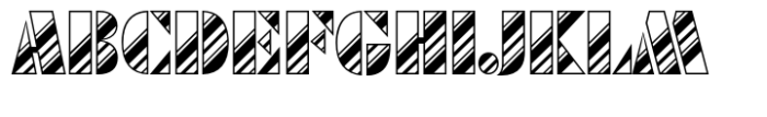 Futura Black Art Deco Std Stripes Dia FONT