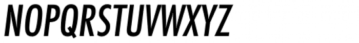 Futura ND Alt Cond Medium Oblique Font UPPERCASE