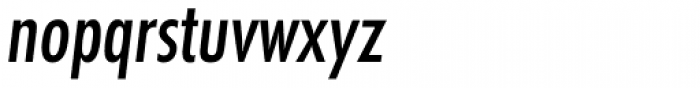 Futura ND Alt Cond Medium Oblique Font LOWERCASE