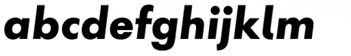 Futura Next Bold Oblique Font LOWERCASE