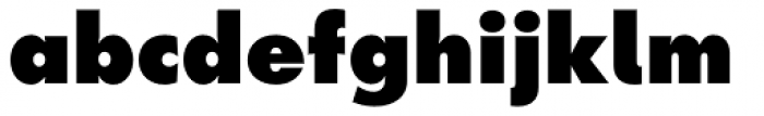 Futura Next ExtraBold Font LOWERCASE