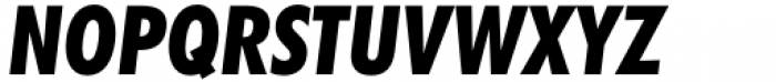 Futura Now Headline Condensed Black Italic Font UPPERCASE