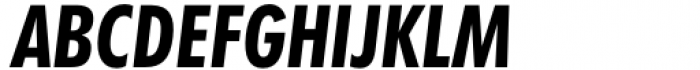 Futura Now Headline Condensed ExtraBold Italic Font UPPERCASE