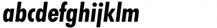 Futura Now Headline Condensed ExtraBold Italic Font LOWERCASE