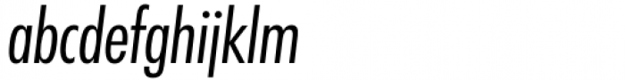 Futura Now Headline Condensed Italic Font LOWERCASE
