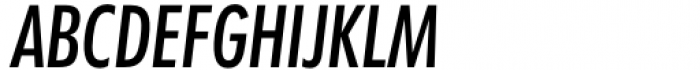 Futura Now Headline Condensed Medium Italic Font UPPERCASE