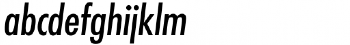 Futura Now Headline Condensed Medium Italic Font LOWERCASE