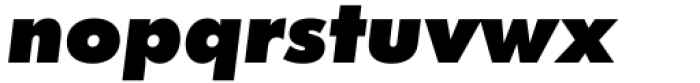 Futura Now Headline ExtraBlack Italic Font LOWERCASE